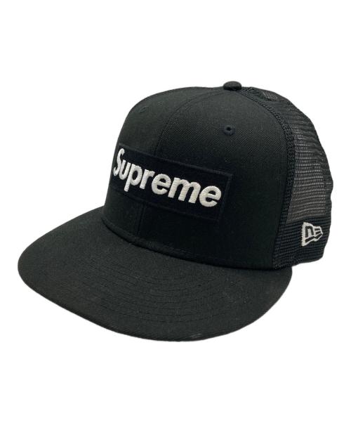 SUPREME（シュプリーム）SUPREME (シュプリーム) New Era (ニューエラ) ボックスロゴメッシュキャップ ブラック サイズ:7 1/2 59.6cmの古着・服飾アイテム