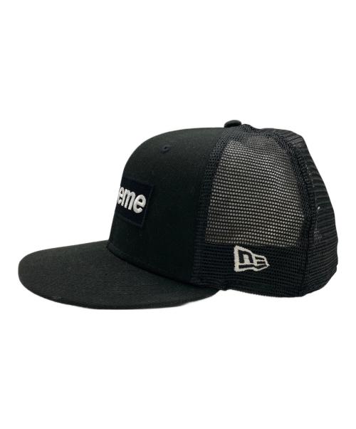 SUPREME（シュプリーム）SUPREME (シュプリーム) New Era (ニューエラ) ボックスロゴメッシュキャップ ブラック サイズ:7 1/2 59.6cmの古着・服飾アイテム
