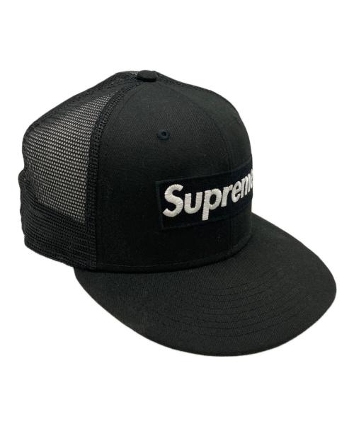 SUPREME（シュプリーム）SUPREME (シュプリーム) New Era (ニューエラ) ボックスロゴメッシュキャップ ブラック サイズ:7 1/2 59.6cmの古着・服飾アイテム
