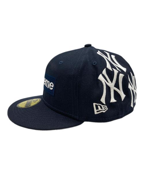 SUPREME（シュプリーム）SUPREME (シュプリーム) New Era (ニューエラ) NEW YORK YANKEES (ニューヨークヤンキース) NY YANKEES BOX LOGO キャップ ネイビー サイズ:7 1/2 59.6cmの古着・服飾アイテム