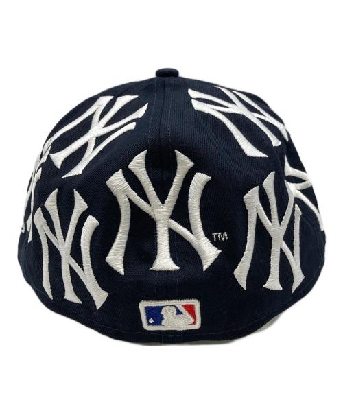 SUPREME（シュプリーム）SUPREME (シュプリーム) New Era (ニューエラ) NEW YORK YANKEES (ニューヨークヤンキース) NY YANKEES BOX LOGO キャップ ネイビー サイズ:7 1/2 59.6cmの古着・服飾アイテム