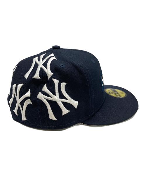 SUPREME（シュプリーム）SUPREME (シュプリーム) New Era (ニューエラ) NEW YORK YANKEES (ニューヨークヤンキース) NY YANKEES BOX LOGO キャップ ネイビー サイズ:7 1/2 59.6cmの古着・服飾アイテム
