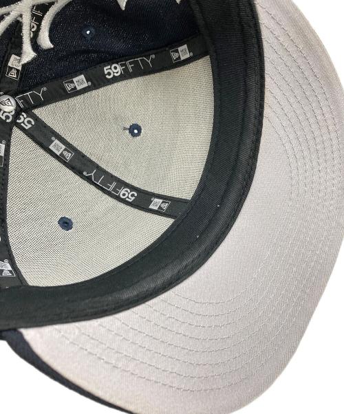 SUPREME（シュプリーム）SUPREME (シュプリーム) New Era (ニューエラ) NEW YORK YANKEES (ニューヨークヤンキース) NY YANKEES BOX LOGO キャップ ネイビー サイズ:7 1/2 59.6cmの古着・服飾アイテム