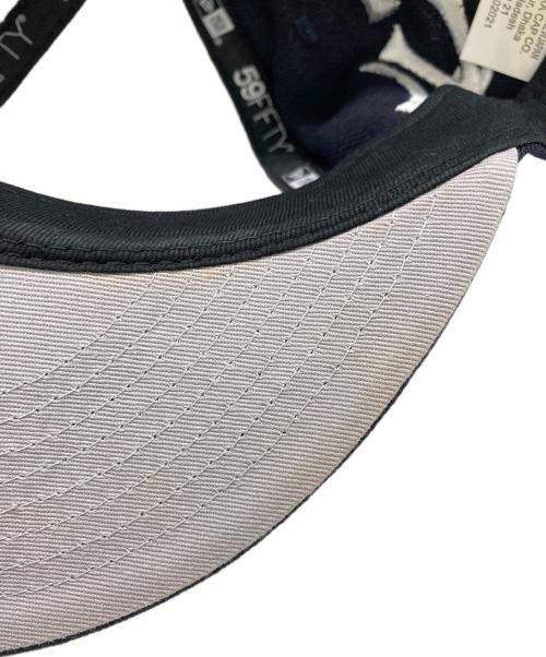 SUPREME（シュプリーム）SUPREME (シュプリーム) New Era (ニューエラ) NEW YORK YANKEES (ニューヨークヤンキース) NY YANKEES BOX LOGO キャップ ネイビー サイズ:7 1/2 59.6cmの古着・服飾アイテム