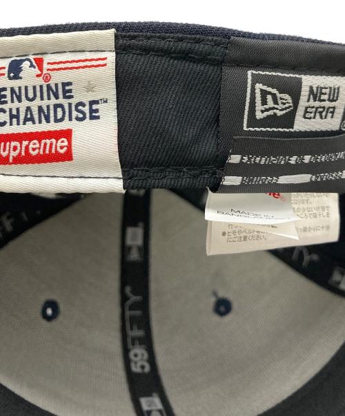 SUPREME（シュプリーム）SUPREME (シュプリーム) New Era (ニューエラ) NEW YORK YANKEES (ニューヨークヤンキース) NY YANKEES BOX LOGO キャップ ネイビー サイズ:7 1/2 59.6cmの古着・服飾アイテム