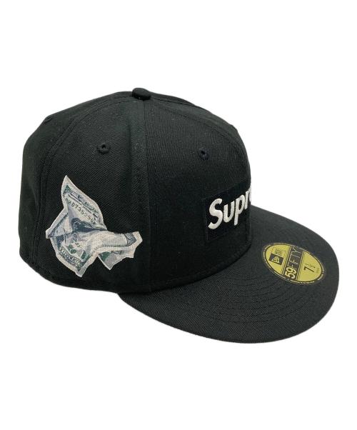 SUPREME（シュプリーム）SUPREME (シュプリーム) Money Box Logo キャップ ブラック サイズ:7 1/2 59.6cmの古着・服飾アイテム
