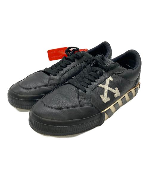 OFFWHITE（オフホワイト）OFFWHITE (オフホワイト) LOW VULCANIZED スニーカー ブラック サイズ:42の古着・服飾アイテム