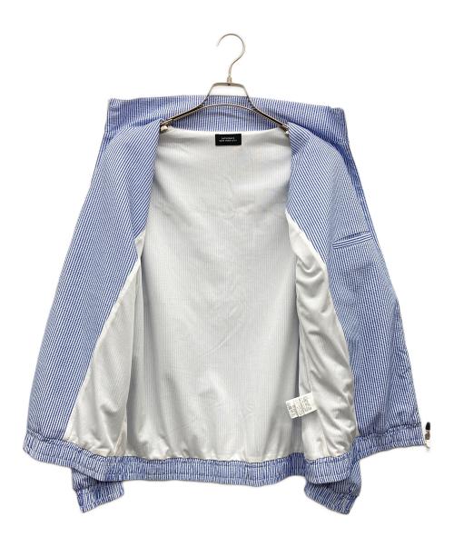 Saturdays NYC（サタデーズ ニューヨーク）Saturdays NYC (サタデーズ ニューヨーク) Seersucker Blouson ブルー サイズ:Mの古着・服飾アイテム
