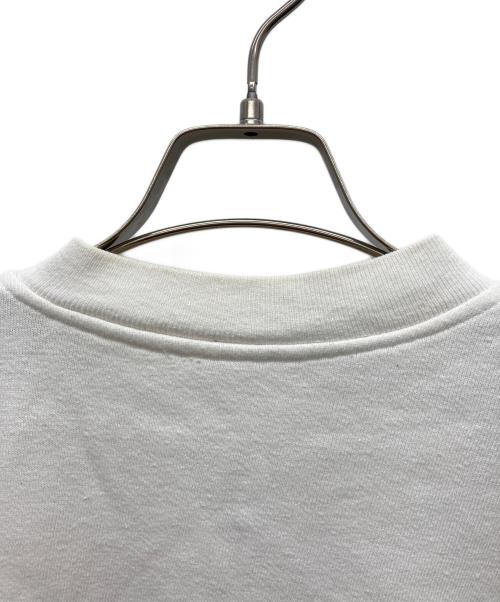 USED（ユーズド）USED (ユーズド) ハーフジップ半袖スウェット ホワイト サイズ:不明の古着・服飾アイテム