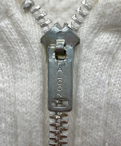 USED（ユーズド）USED (ユーズド) ハーフジップ半袖スウェット ホワイト サイズ:不明の古着・服飾アイテム