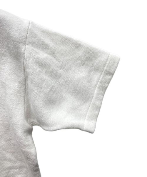 USED（ユーズド）USED (ユーズド) ハーフジップ半袖スウェット ホワイト サイズ:不明の古着・服飾アイテム