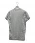 DOLCE & GABBANA (ドルチェ＆ガッバーナ) メタルプレートVネックTシャツ グレー サイズ:48：6000円