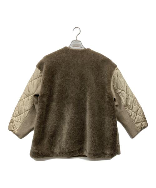 eimee law（エイミーロウ）Eimee Law (エイミーロウ) レイヤード切替ジャケット ベージュ サイズ:38の古着・服飾アイテム