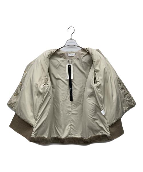 eimee law（エイミーロウ）Eimee Law (エイミーロウ) レイヤード切替ジャケット ベージュ サイズ:38の古着・服飾アイテム