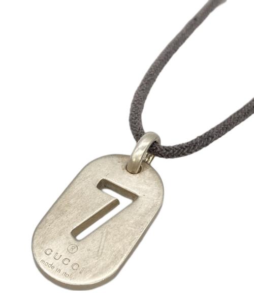 GUCCI（グッチ）GUCCI (グッチ) 7ナンバリングネックレス シルバーの古着・服飾アイテム