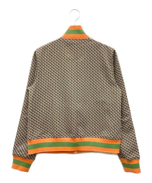 Hysteric Glamour（ヒステリックグラマー）Hysteric Glamour (ヒステリックグラマー) HG MONOGRAM柄ジャカード トラックジャケット ブラウン サイズ:FREEの古着・服飾アイテム