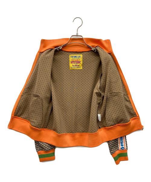 Hysteric Glamour（ヒステリックグラマー）Hysteric Glamour (ヒステリックグラマー) HG MONOGRAM柄ジャカード トラックジャケット ブラウン サイズ:FREEの古着・服飾アイテム