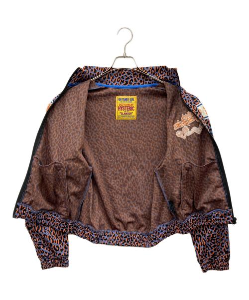 Hysteric Glamour（ヒステリックグラマー）Hysteric Glamour (ヒステリックグラマー) Women's Vinyl Junkie Track Jacket ブルー サイズ:FREEの古着・服飾アイテム