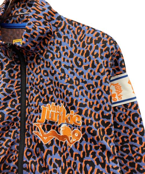 Hysteric Glamour（ヒステリックグラマー）Hysteric Glamour (ヒステリックグラマー) Women's Vinyl Junkie Track Jacket ブルー サイズ:FREEの古着・服飾アイテム