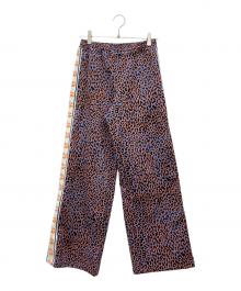Hysteric Glamour（ヒステリックグラマー）の古着「Vinyl Junkie Track Pants」｜ブルー