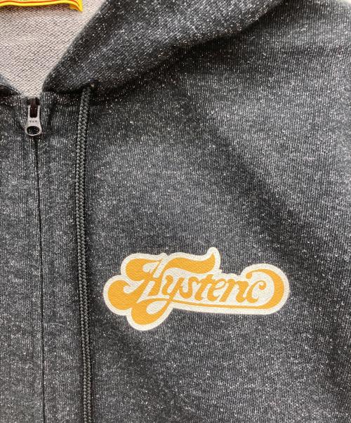 Hysteric Glamour（ヒステリックグラマー）Hysteric Glamour (ヒステリックグラマー) LEVITATED GIRL ショート丈パーカー ブラック サイズ:FREEの古着・服飾アイテム