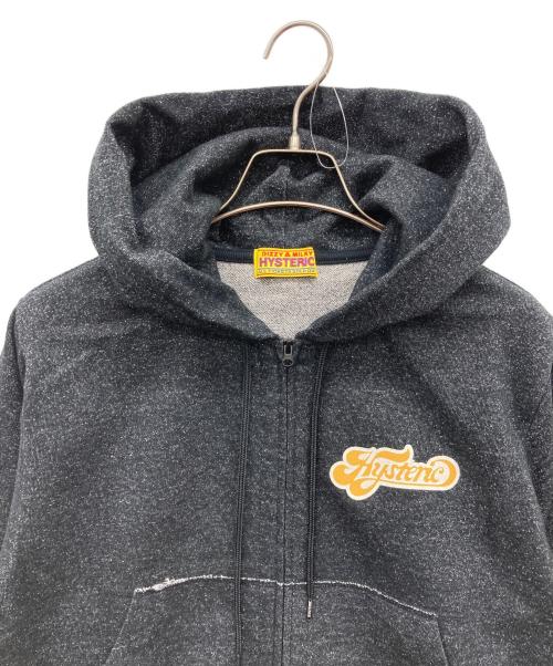 Hysteric Glamour（ヒステリックグラマー）Hysteric Glamour (ヒステリックグラマー) LEVITATED GIRL ショート丈パーカー ブラック サイズ:FREEの古着・服飾アイテム