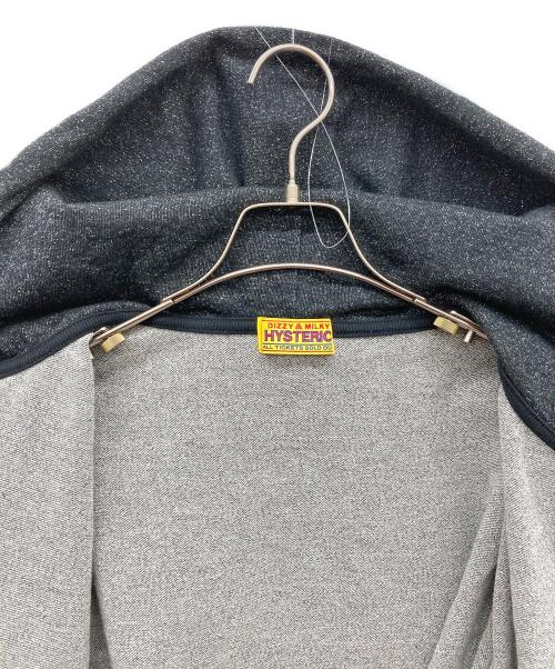 Hysteric Glamour（ヒステリックグラマー）Hysteric Glamour (ヒステリックグラマー) LEVITATED GIRL ショート丈パーカー ブラック サイズ:FREEの古着・服飾アイテム