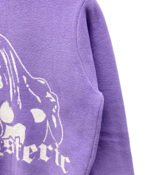 Hysteric Glamour（ヒステリックグラマー）Hysteric Glamour (ヒステリックグラマー) HYSTERIC TIMESジャカード ショート丈パーカー スカイブルー サイズ:FREEの古着・服飾アイテム