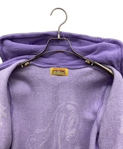 Hysteric Glamour（ヒステリックグラマー）Hysteric Glamour (ヒステリックグラマー) HYSTERIC TIMESジャカード ショート丈パーカー スカイブルー サイズ:FREEの古着・服飾アイテム