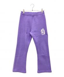 Hysteric Glamour（ヒステリックグラマー）の古着「HYSTERIC TIMESジャカード フレアパンツ」｜スカイブルー