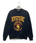 Hysteric Glamourヒステリックグラマー）の古着「S/HG ACADEMY スウェット」｜ブラック