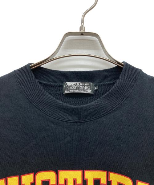 Hysteric Glamour（ヒステリックグラマー）Hysteric Glamour (ヒステリックグラマー) S/HG ACADEMY スウェット ブラック サイズ:Lの古着・服飾アイテム