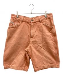 DIESEL（ディーゼル）の古着「ペインターハーフパンツ」｜黄銅色