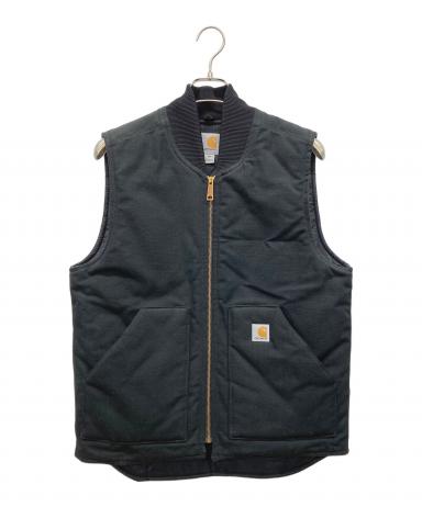 中古・古着通販】CarHartt (カーハート) ダックベスト ブラック サイズ
