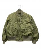 Engineered Garmentsエンジニアドガーメンツ）の古着「ボンバージャケット」｜グリーン