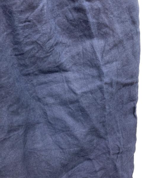 RALPH LAUREN（ラルフローレン）RALPH LAUREN (ラルフローレン) タックリネンスラックス ネイビー サイズ:12の古着・服飾アイテム