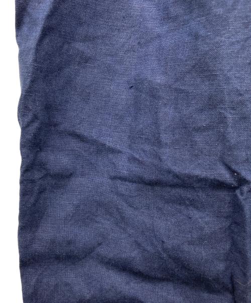 RALPH LAUREN（ラルフローレン）RALPH LAUREN (ラルフローレン) タックリネンスラックス ネイビー サイズ:12の古着・服飾アイテム