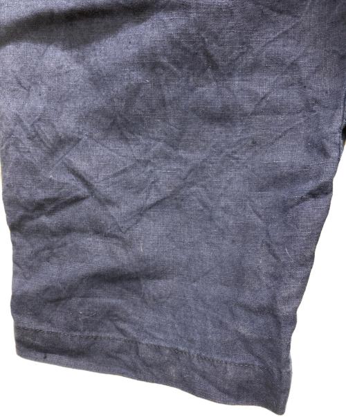 RALPH LAUREN（ラルフローレン）RALPH LAUREN (ラルフローレン) タックリネンスラックス ネイビー サイズ:12の古着・服飾アイテム