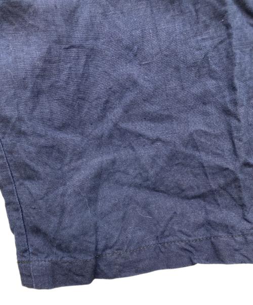 RALPH LAUREN（ラルフローレン）RALPH LAUREN (ラルフローレン) タックリネンスラックス ネイビー サイズ:12の古着・服飾アイテム