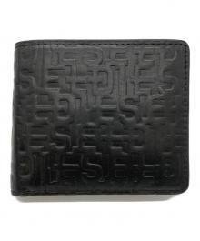 DIESEL（ディーゼル）の古着「ロゴモノグラムエンボス」｜ブラック