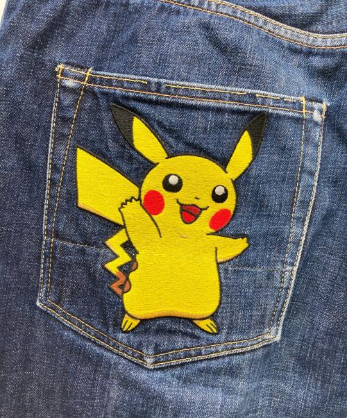 EVISU（エヴィス）EVISU (エヴィス) 刺繍デニムパンツ インディゴ サイズ:42の古着・服飾アイテム