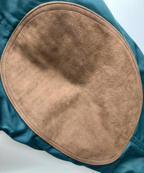 NAUTICA（ノーティカ）NAUTICA (ノーティカ) レザーエルボパッチ中綿ジャケット グリーン サイズ:Mの古着・服飾アイテム