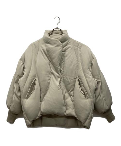 Ameri（アメリ）AMERI (アメリ) UND WAVE STITCH SHORT DOWN ベージュ サイズ:Mの古着・服飾アイテム