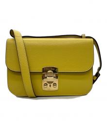 MIU MIU（ミュウミュウ）の古着「ショルダーバッグ」｜イエロー