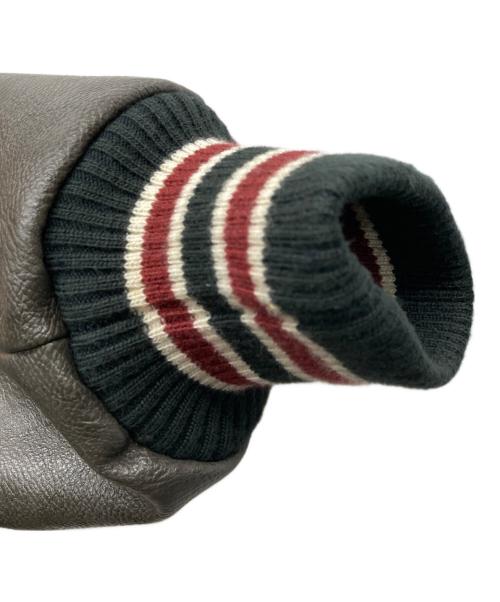 HOUSTON（ヒューストン）HOUSTON (ヒューストン) スタジャン ネイビー サイズ:LARGEの古着・服飾アイテム