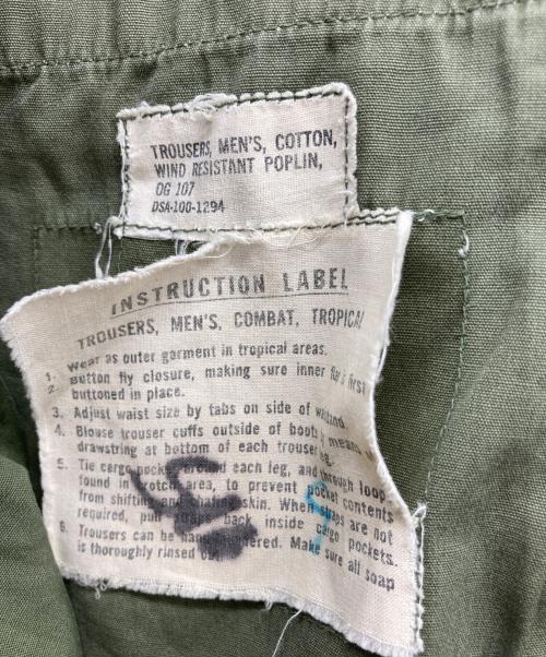 US ARMY（ユーエスアーミー）US ARMY (ユーエスアーミー) ノンリップジャングルファティーグパンツ カーキ サイズ:不明の古着・服飾アイテム