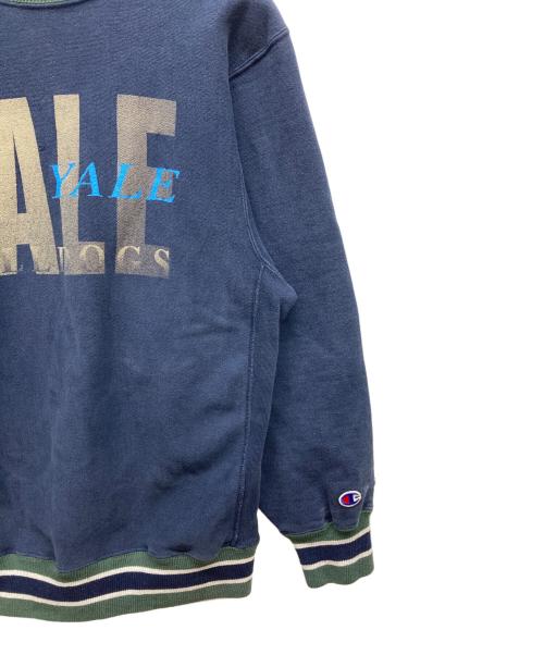 Champion REVERSE WEAVE（チャンピオン リバース ウィーブ）Champion REVERSE WEAVE (チャンピオン リバース ウィーブ) YALEリバースウィーブスウェット ネイビー サイズ:X-LARGEの古着・服飾アイテム