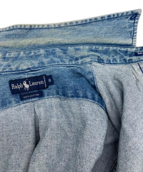 RALPH LAUREN（ラルフローレン）RALPH LAUREN (ラルフローレン) ポロベアデニムシャツ インディゴ サイズ:Sの古着・服飾アイテム