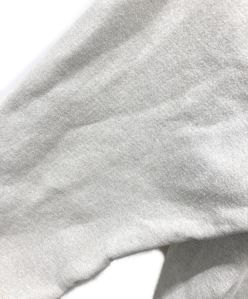 adidas（アディダス）adidas (アディダス) トレフォイル刺繍パーカー グレー サイズ:MEDIUMの古着・服飾アイテム