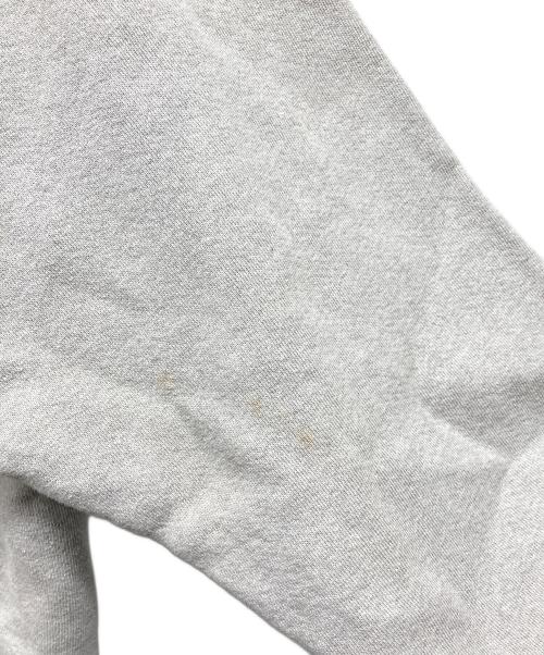 adidas（アディダス）adidas (アディダス) トレフォイル刺繍パーカー グレー サイズ:MEDIUMの古着・服飾アイテム